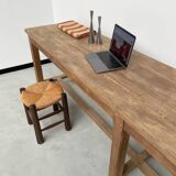 Oak console farm table 3m