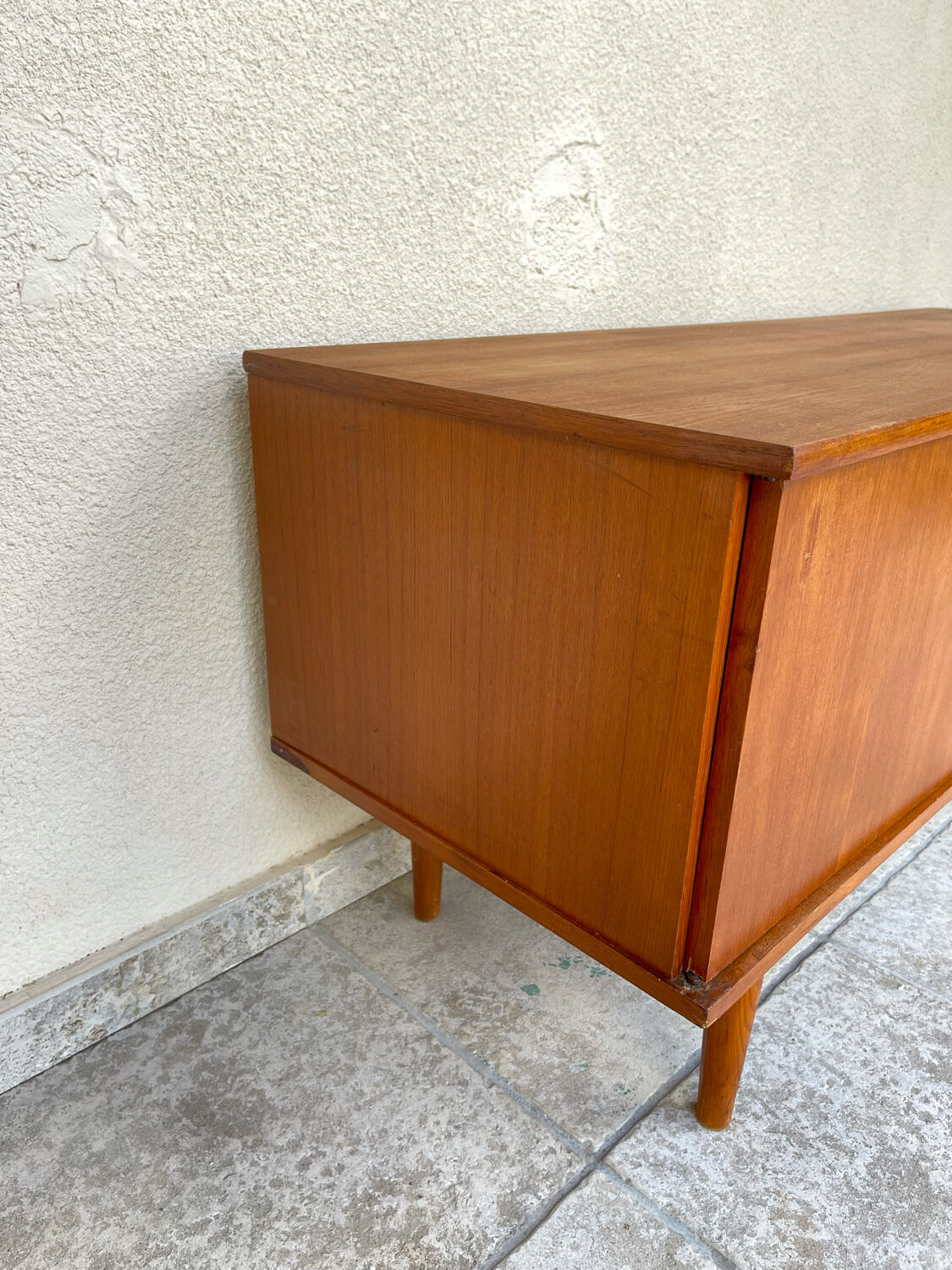 Scandinavian teak row