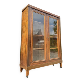 Mahogany Showcase In Directoire Style 19th Century