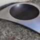 Cast aluminum ashtray or pocket emptier