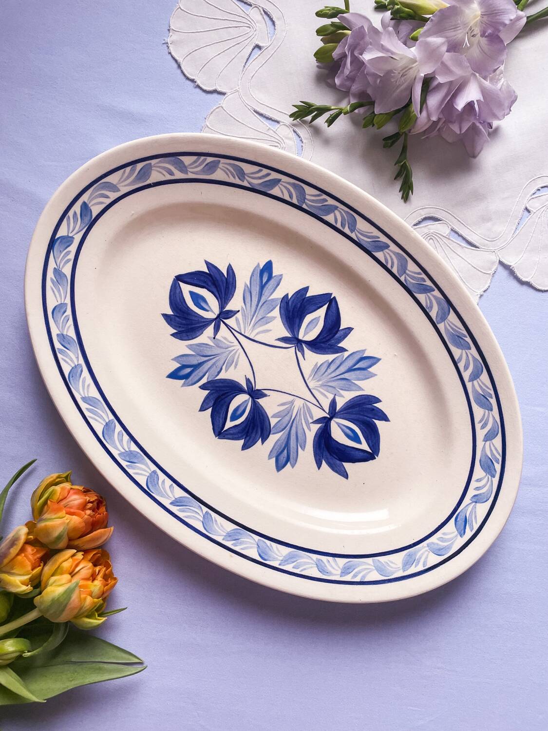 Choisy le roi oval dish