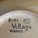 Set of 5 dessert stoneware plates