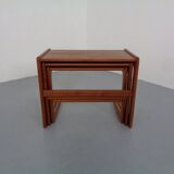 Danish Teak Nesting Tables from Salin Nyborg, 1960s, Set of 3