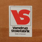 1970s dining chairs, Vamdrup Stolefabrik