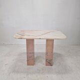 Italian Marble Side Table, 1980s