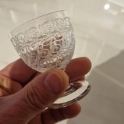 Verre a vin cuit Baccarat modèle Rohan, 1920