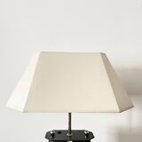 Vintage Postmodern Table Lamp, 4 Light Metal Lamp with Chrome Details, ´80