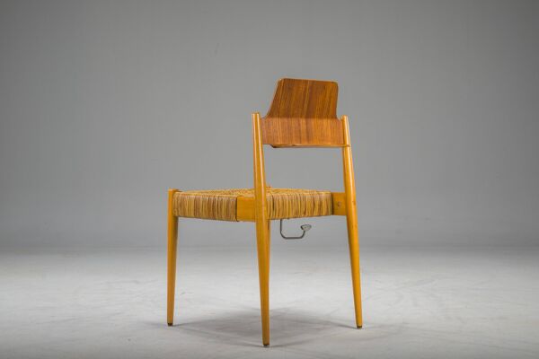 Chaise Bauhaus SE19 par Egon Eiermann pour Wilde + Spieth, années 1950