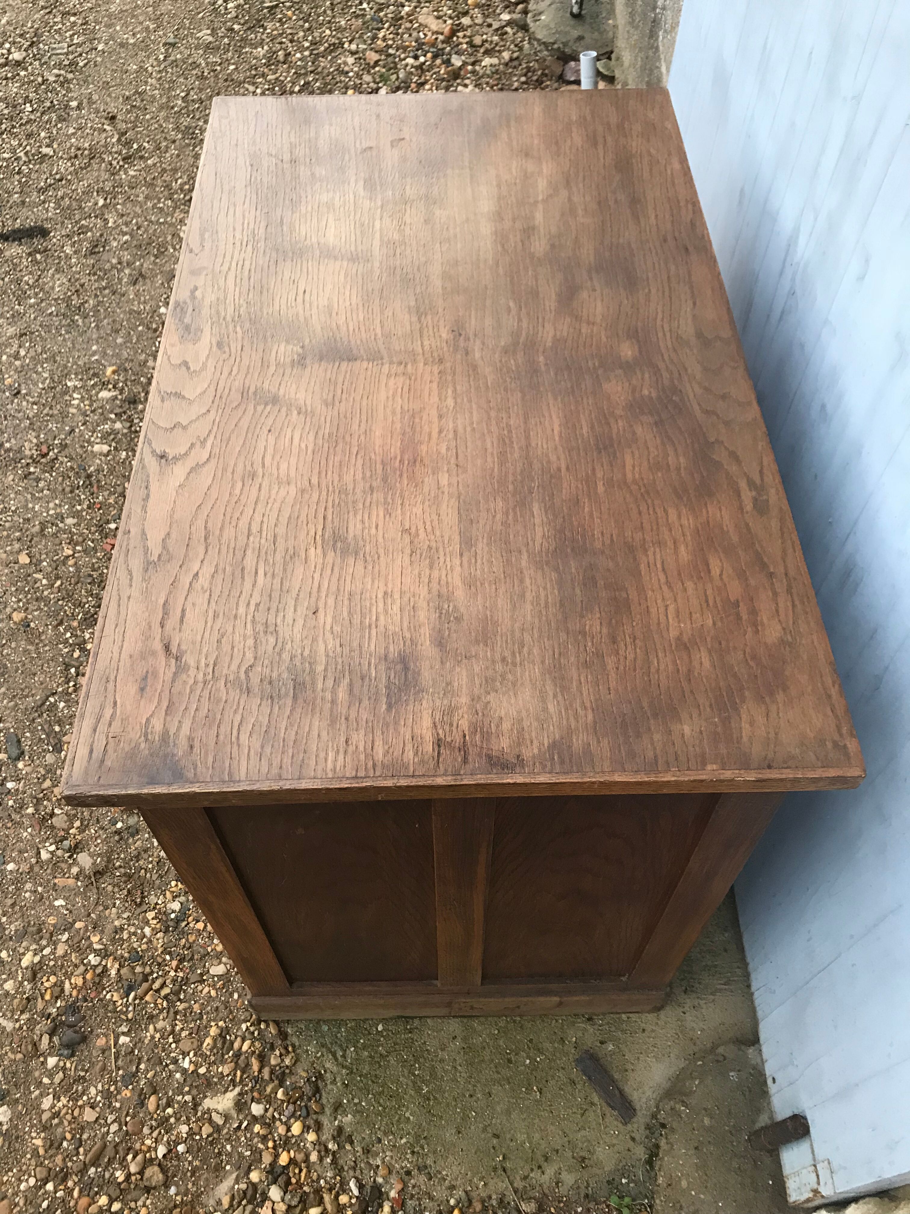 Desk administrative oak 1950