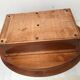 Coffee table bar trunk oval vintage cherry 70s-80s