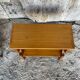 Accent Furniture Stool Wood Brutalist Vintage #D623