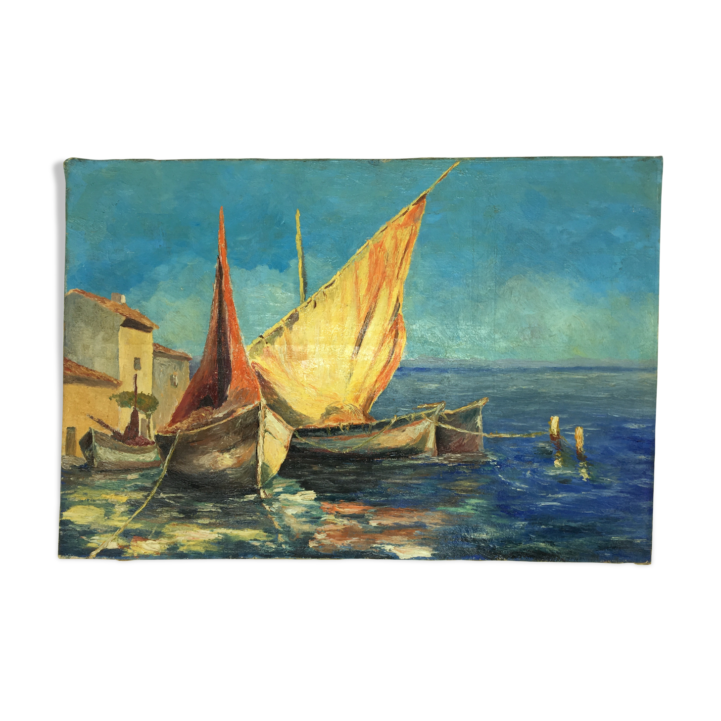 Marine oil on canvas, 1970s