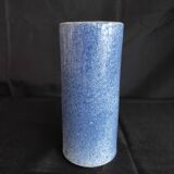 Chiné blue vase