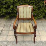 19th century armchair with crosses