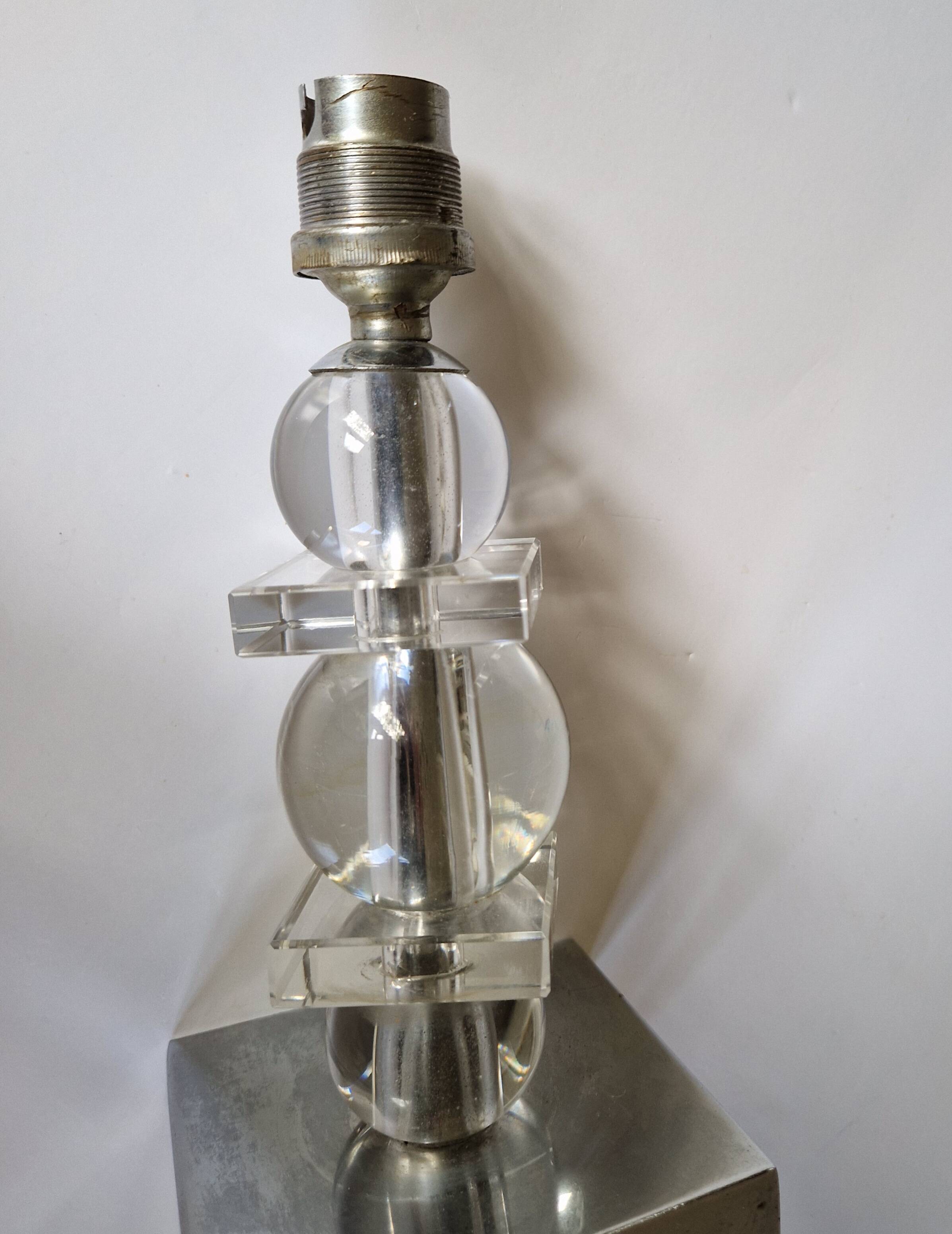 Modernist lamp / Art Deco, Jacques Adnet style
