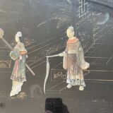 Carved wooden coffee table, Chinese craftsmanship.