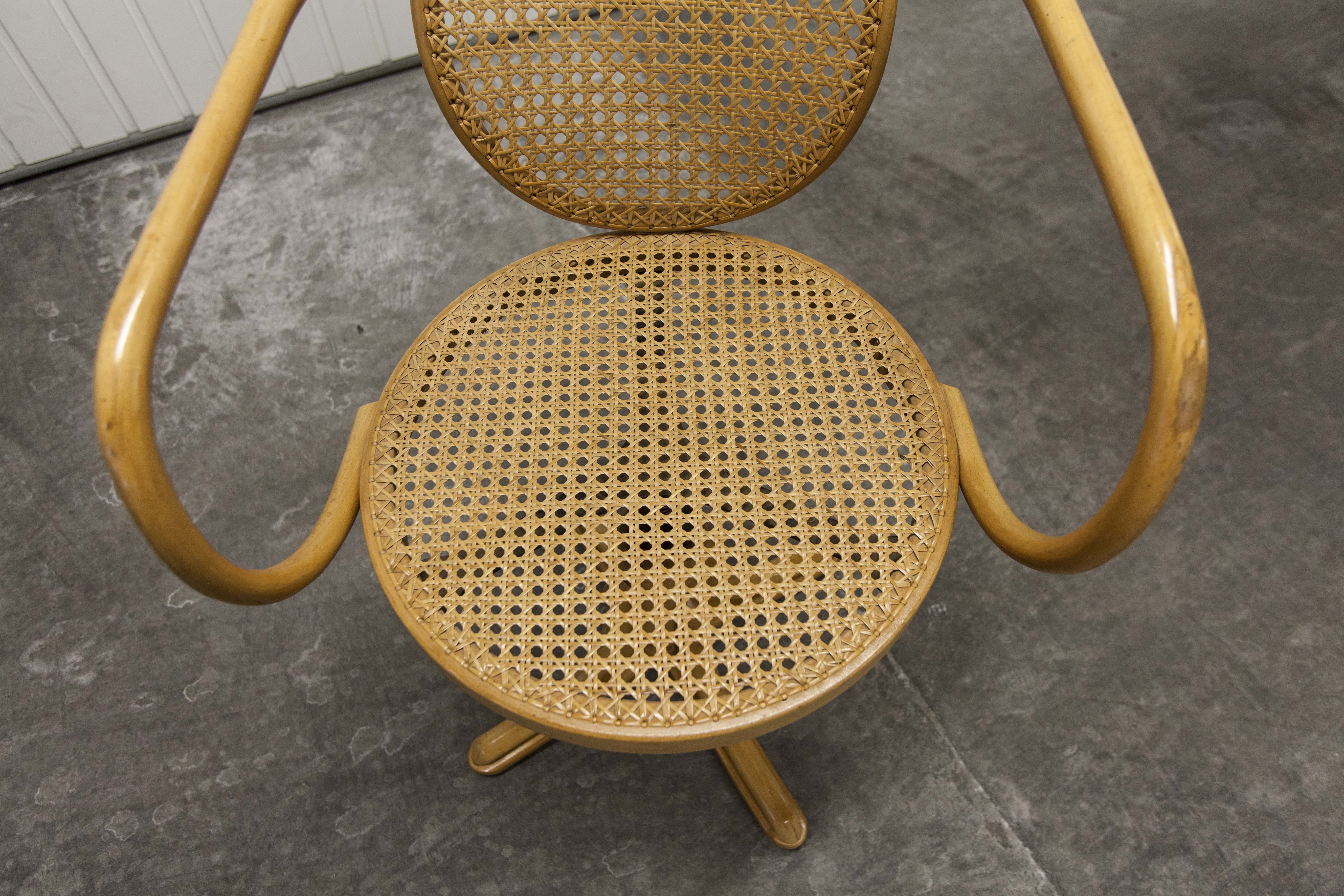 Thonet swivel armchair