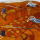 Pair of large chrome wall lamps from the 70s