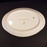 Plat ovale en porcelaine de Limoges