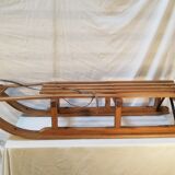 Old wooden sledge large size - 104 cm