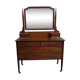 English Napoleon III psyche commode – mahogany – Elegant and functional