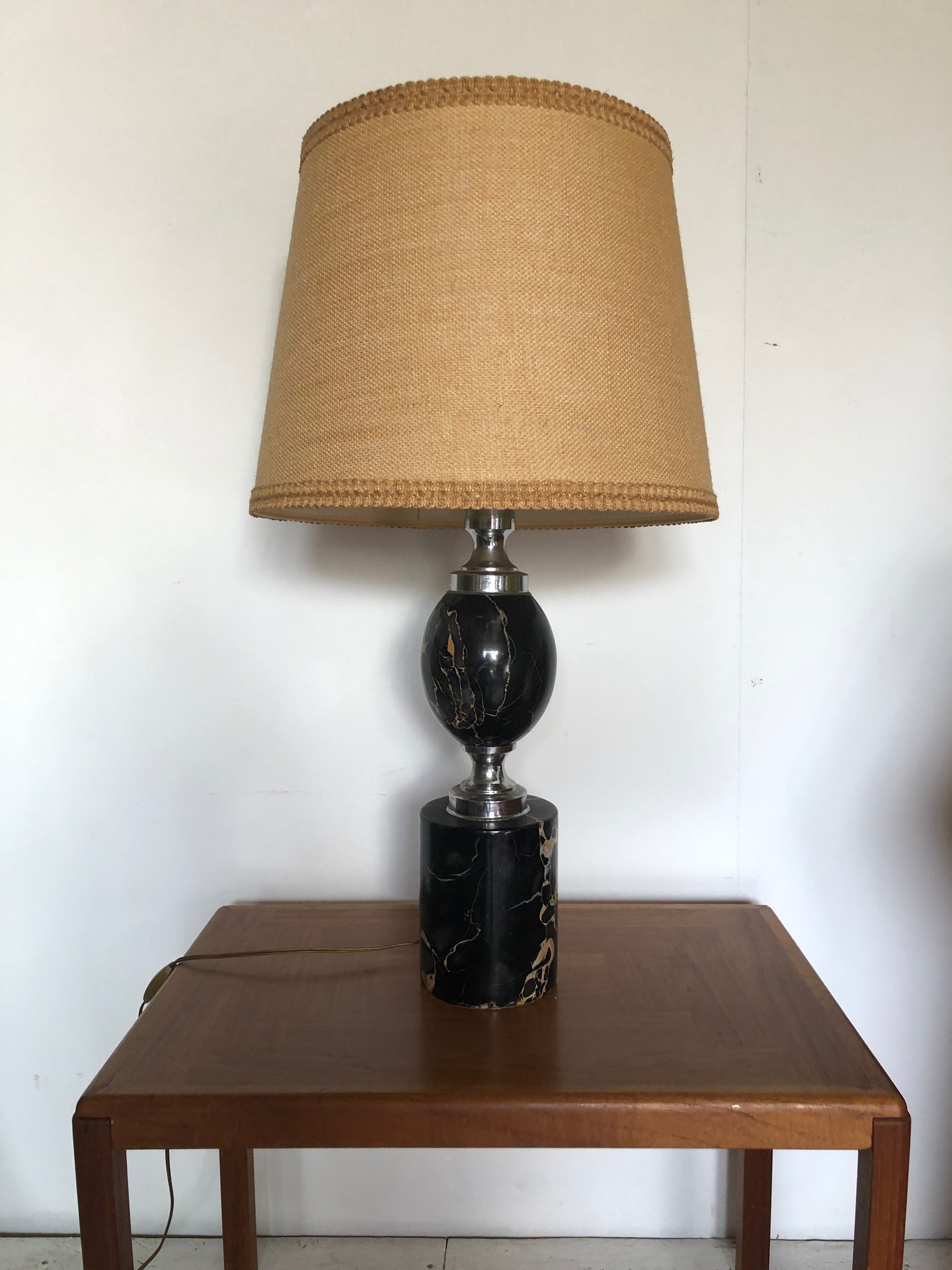 Marble lamp from the 1970s