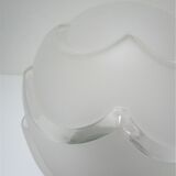 Porcelain ball lamp and art deco style glass