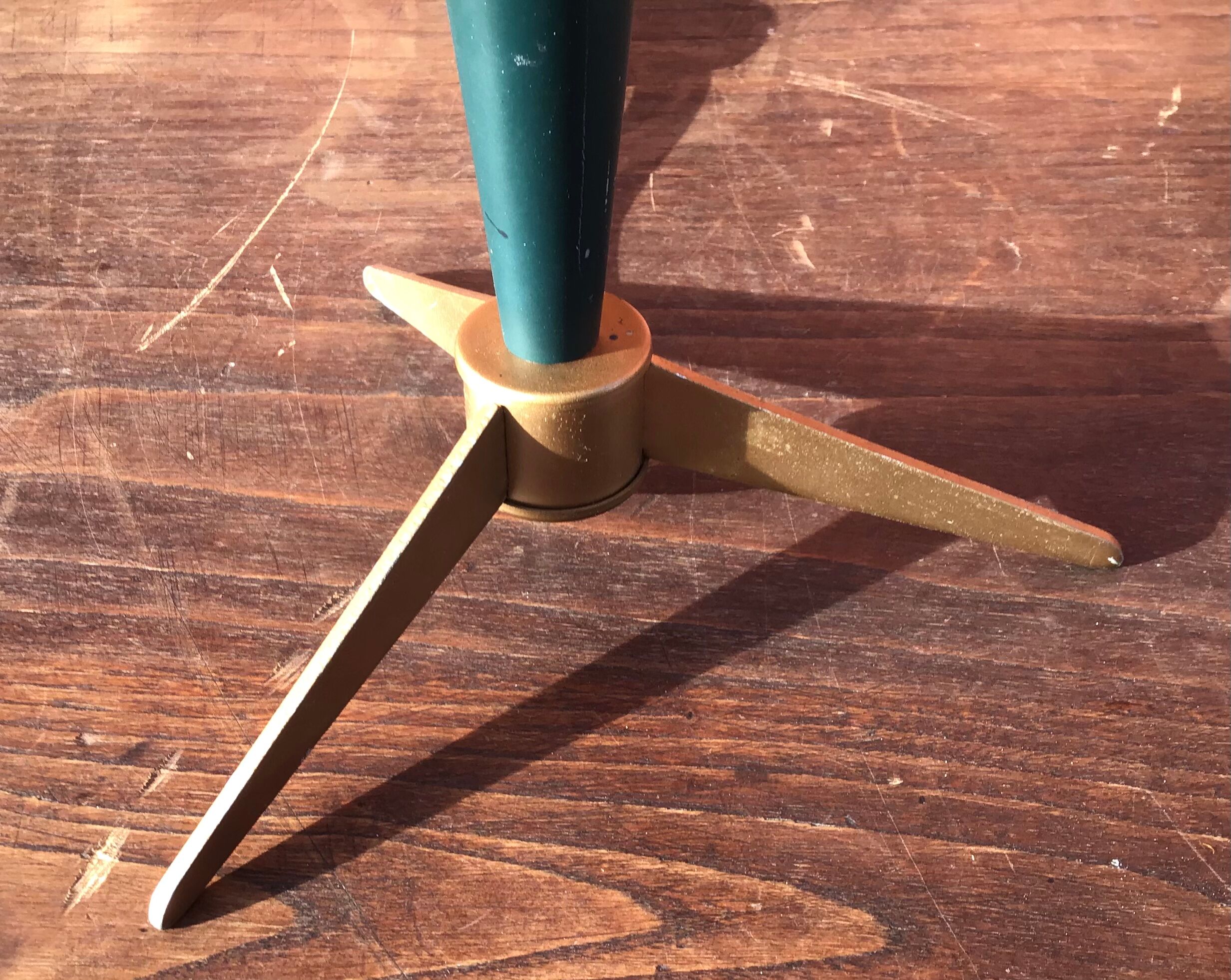 Tripod desk lamp design by Louis Kalff for Phillips 1960's "jewel" model