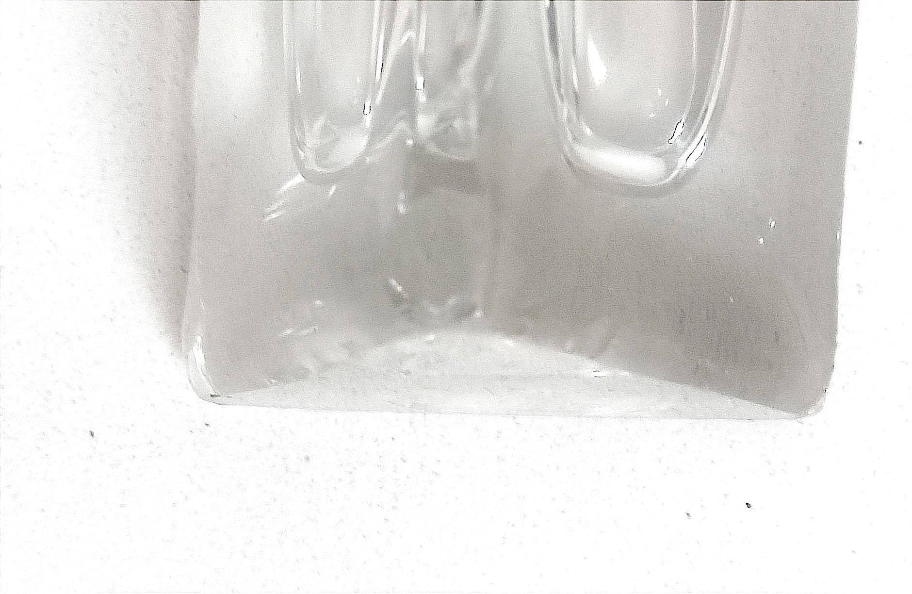 Lux Glass Crystal Vase 50s Height 27.5 cm