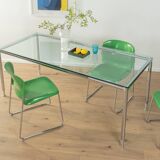 60s adjustable Glass Desk by Bosse
