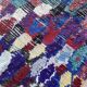 Moroccan carpet Boucherouite colored - 145 x 179 cm