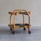Chariot de service en bambou vintage