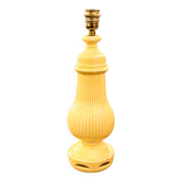 Manises yellow table lamp