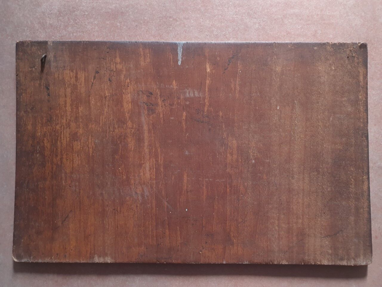 Oil on antique panel