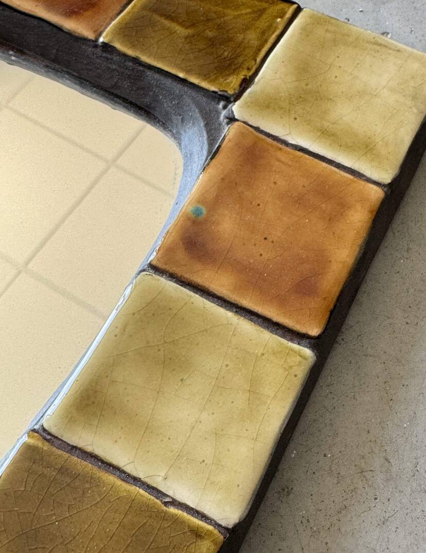 Mithé Espelt ceramic mirror, 1970