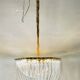 Lampadario trilobo Venini di Paolo Venini, anni '80