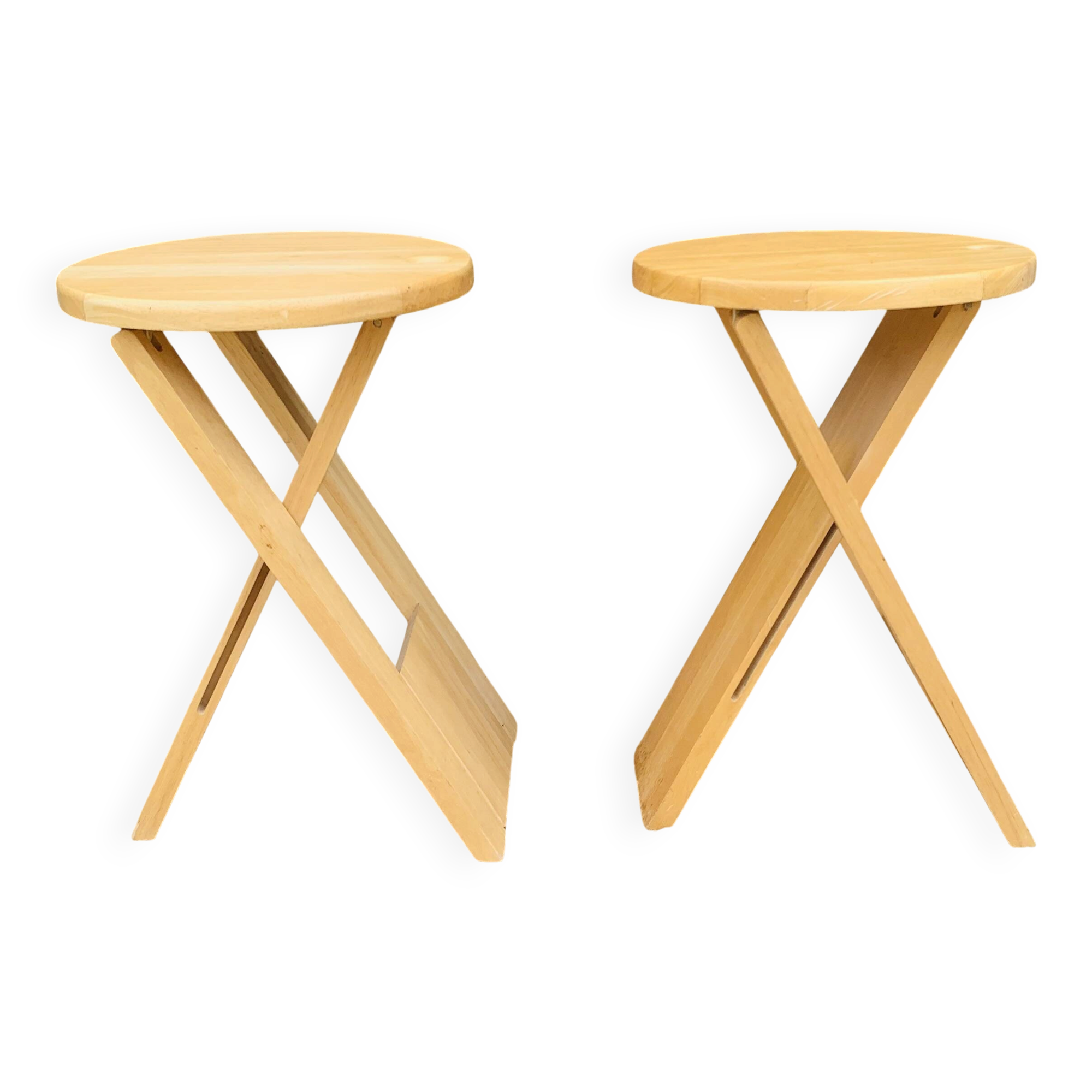 Vintage Suzy folding stools by Adrian Reed