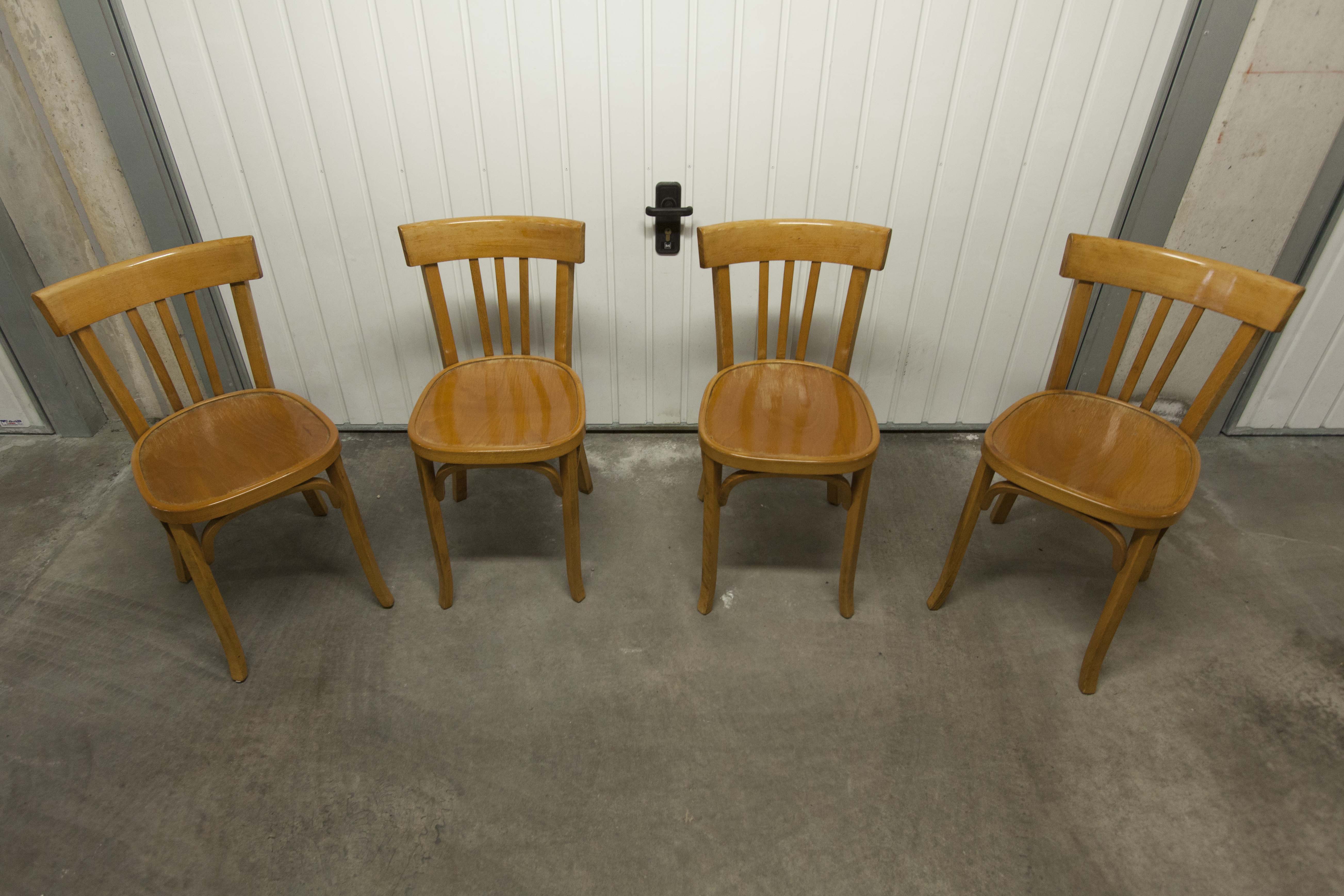 Set of 4 chairs baumann 1981