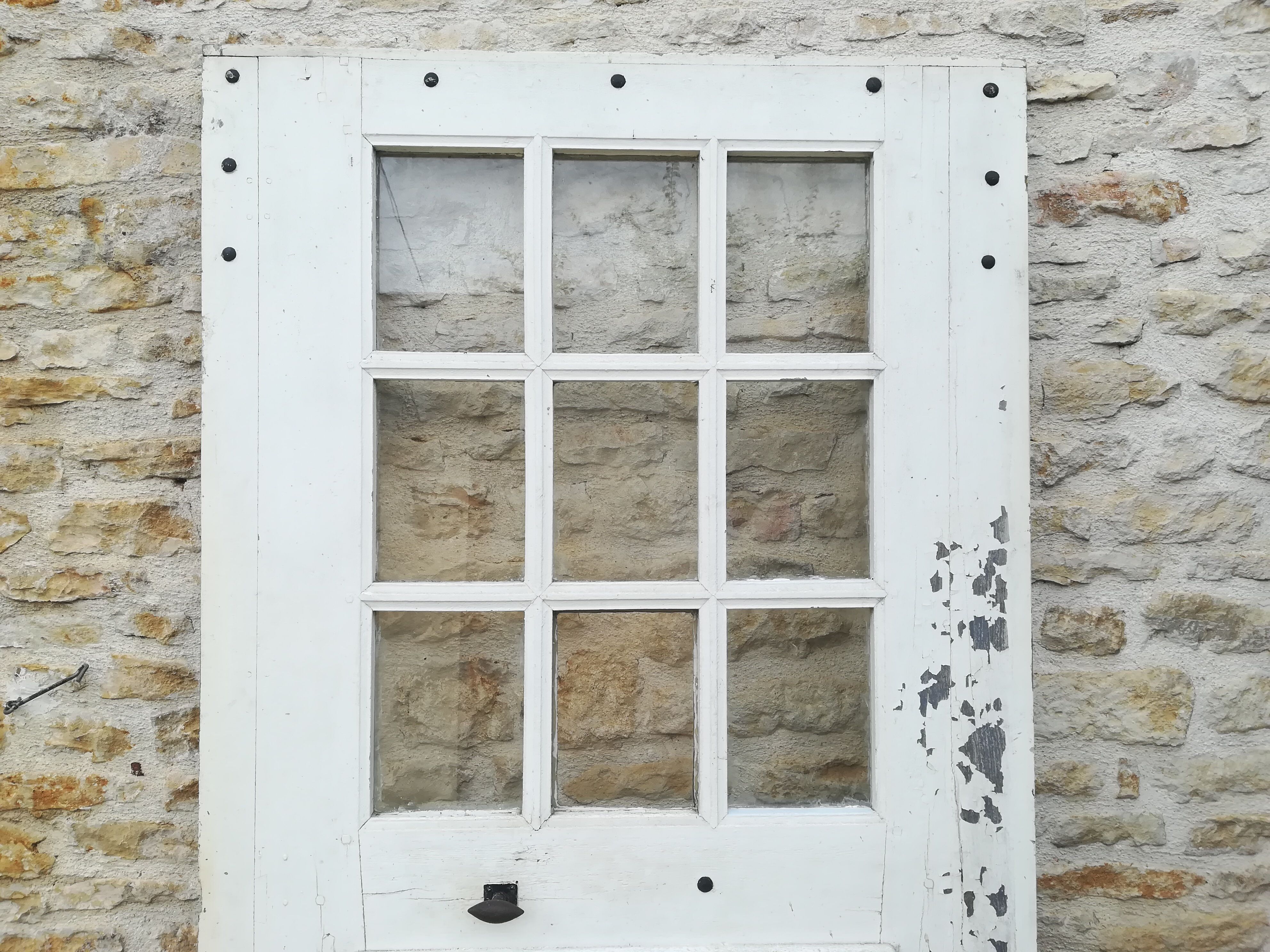 Door of entere in chene