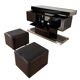 Willy Rizzo Dry Bar, Black Lacquer, Chrome, Leather, Italy circa 1970