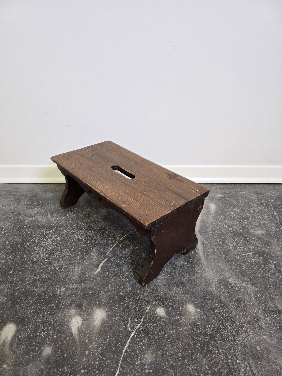 50s Handmade Wooden Footstool