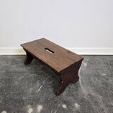 50s Handmade Wooden Footstool
