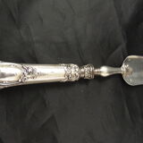 Solid silver foie gras shovel, pâté mignardise Rocaille XIXe Minerve 1st title