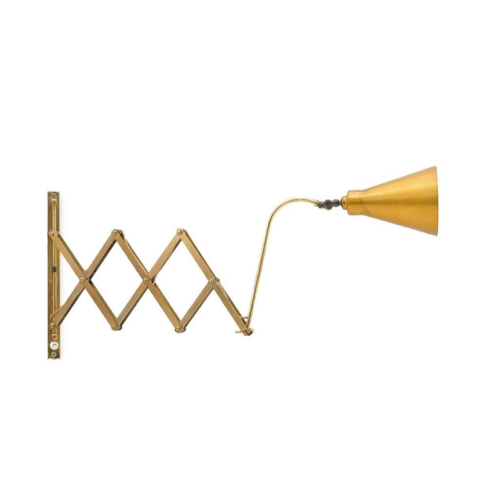 Wall lamp with a pantograph, 1950s