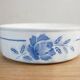 Antique toilet basin in earthenware, Moulin des Loups Factory, 1950
