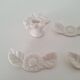 Porte couteau blanc en porcelaine