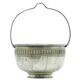 Eclectic sugar bowl, silver-plated brass, Sweden, early 20th century
