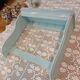 Revamped antique wall shelf