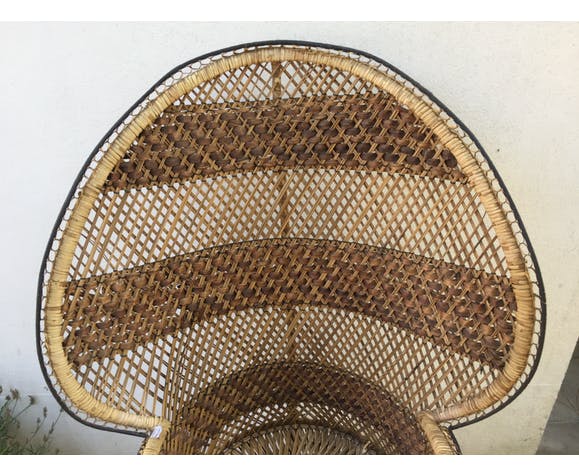 Rattan peacock chair
