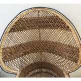 Rattan peacock chair